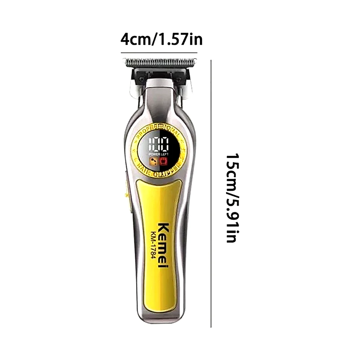 Kemei KM-1784 – dimensions